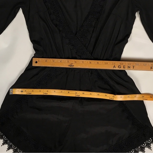 Black Girl Revolution Romper with Lace Trim Size Small - Picture 12 of 12